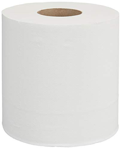 AmazonCommercial 2-Ply Soft, Absorbent Centerpull Paper Towels Compatible with Universal Dispensers, FSC Certified, 7.6 x 9 in, 6 Rolls, 600 Towels per Roll