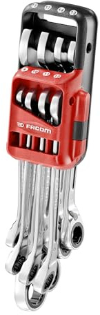 Facom Knarren-Ring-Maulschlüssel, Set 8-tlg