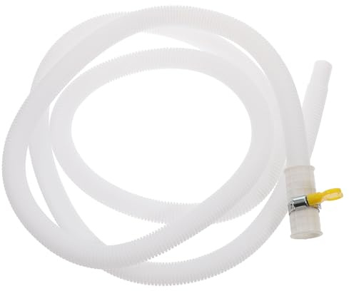 Housoutil Air Conditioner Drain Hose Kit 118 Inch Flexible Drain Pipe with Stainless Steel Clamp for Mini Split Ac and Washing Machine Extension Outdoor Use