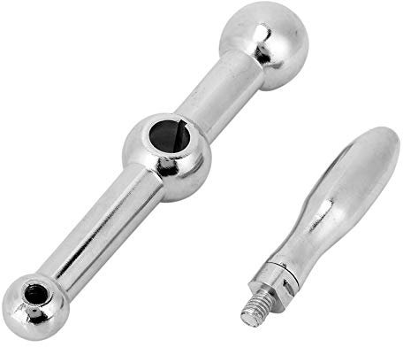 Poignée de table à manivelle à billes, diamètre intérieur du trou de 16 mm Table à billes de sécurité Bouton à vis en acier fileté Pièces de fraiseuse