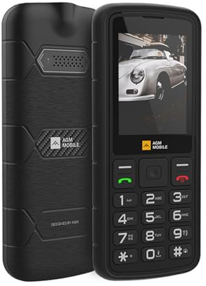 AGM M9 Äldre telefon, okrossbar mobiltelefon med 1000 mAh batteri