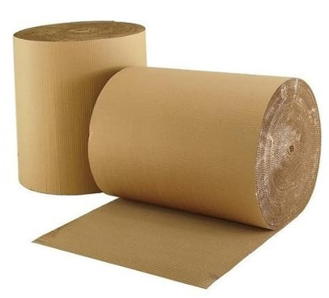 Small 600mm x 10m Corrugated Protective Shock Absorption Paper Roll | 10 Metres With a Smooth Layer