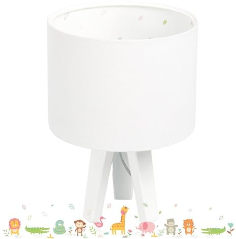 ONZENO Foto Idealized Tischlampe Nachttischlampe 60W LED IP20 Schlafzimmerlampe Wohnzimmerlampe moderne Lampe Bürolampe Nachttischlampe Leselampe Leselampe Lampenschirm