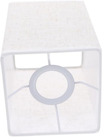 KONTONTY pantalla tela dormitorio lampara escritorio cubiertas lámparas pie pantalla lámpara cuadrada e14 bombillas decoración retro accesorio luz Pantalla lámpara tela
