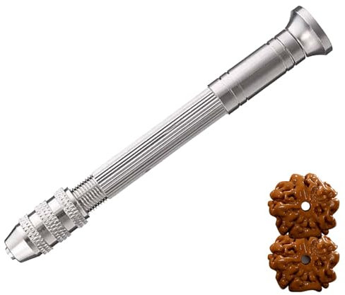 Handbohrer - Stiftspannung Präzisions -Twist -Bohrer | PIN VISE Drill Bits | Mehrzweckstift -Spukbohrgeräte Für Armbänder, Halskette, Haarnadel, Schlüsselbund, Bastelschnitzen, Holzbearbeitung