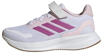 adidas Unisex Kids RUNFALCON 5 Shoes Kids, FTWR White/Clear pink/GUM10, 10 UK Child