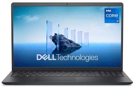 DELL 15 Portátil DC15250 – 15,6 FHD 120Hz, Intel Core i7-1355U, Gráficos Intel UHD, 16GB RAM, 512GB SSD, Webcam HD, Windows 11 Home, Teclado QWERTY Español, Color Negro