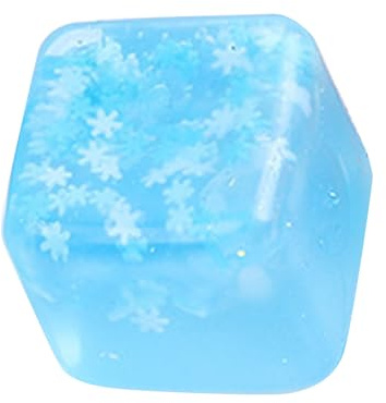 Xanorrg Stretch Ice Block Forme Toy Antistress Squeeze Soft Stress Relief Fust Fumon Slow Risings Regalo per Bambini L'ansia I Bambini Sensoriali Ansia Adulti