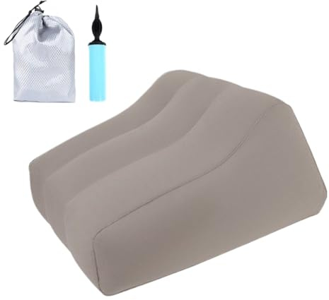 Poggiapiedi gonfiabile: cuscino per sollevamento gambe portatile, morbido cuscino di supporto, supporto ergonomico, materiale in PVC leggero, dispositivo di per anziani, gravidanza e recupero