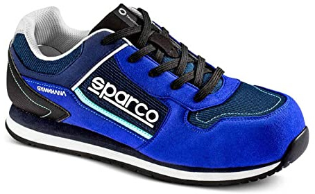 Sparco Gymkhana S1p SRC, Zapatos de Seguridad de Trabajo, Turquesa, 37 EU