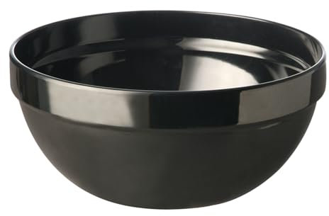 APS 79021 FRIENDLY BOWL Ø 10 cm, altezza 4,5 cm, 0,15 litri, colore nero, realizzato in plastica usata, Made in Germany