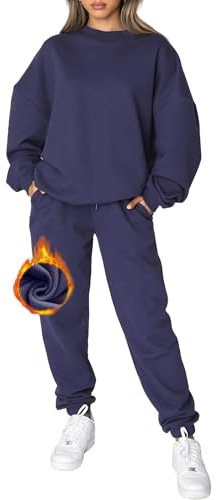 CheChury Chándal de Mujer Sudadera Pullover Mujer Ropa de Casa para Damas y Pantalones Conjunto de Ropa Ropa Deportiva Ropa Casual Damas Chaqueta de Manga Larga Trajes de Gimnasia Otoño Invierno