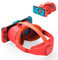 Aufgewertet VR Brille für Nintendo Switch/Switch OLED Modell, 3D Virtual Reality Headset Spiele Zubehör mit Anpassbaren HD-Gläsern und Elite Strap, Switch VR Labo Goggles Brille