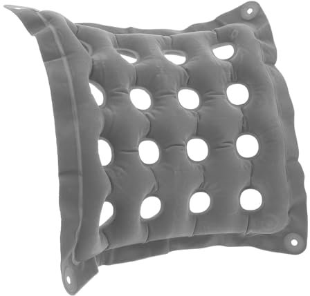 Ipetboom Aufblasbarer Rollstuhlsitz mit Luftpolster Atmungsaktiv Sitzpolster für Büro Auto Flugzeug Flug