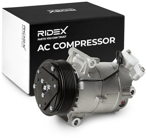RIDEX 447K0067 Compresor aire acondicionado con juntas Compatible con RENAULT MASTER III Caja/Chasis EV, HV, UV