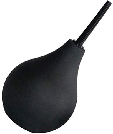 Healifty Boule De Lavage D'Oreille 224Ml En Silicone Avec Embout Conique Pour Nettoyage Sûr Des Oreilles Bébé Enfant Adulte Noir