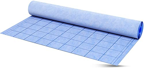 Bauhandel24 - Abdichtungsbahn D11 1m², Abdichtbahn Dusche, Dichtfolie Bad, Dichtbahn Duschelement