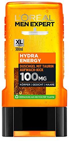 L'Oréal Men Expert Hydra Energy Gel de Ducha, 300 ml
