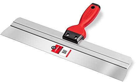 COMENSAL® Espátula Pladur Profesional - Espátula Pladur 450mm - Espátula Ancha de Acero Inoxidable - Espátula de Emplastece - Forma Ergonómica - Made in EU