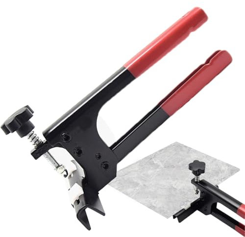 TQEBWUS Glas-Schneidzangen-Brecher, Glas-Brecher-Zangen, Zange zum Brechen von Keramikfliesen, Schwere Glaslauf-Brechzange, Keramikfliesen-Brechzange, Keramik-Schneidewerkzeug für Spiegel, Glas