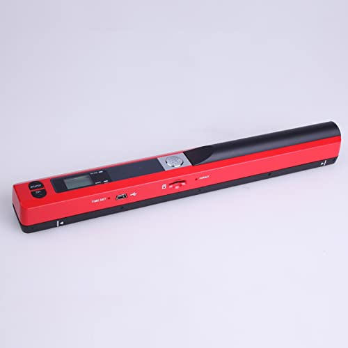 Scanner Portatile Portatile, Scanner Fotografico HD 900 DPI per Documenti A4, Immagini, Pagine, Testi, scansione Piatta, Scanner per Documenti Carica Immagini sul Computer Tramite Cavo USB, Senza Dr