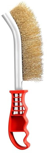 Abonana 5 pc Cepillo Metálico para Soldadura y Óxido, Cepillos Alambre con Cerdas Gruesas, Juego de Cepillo de Alambre Acero Inoxidable para Limpieza Madera, Escoria de Soldadura, Grasa,Óxido y Polvo