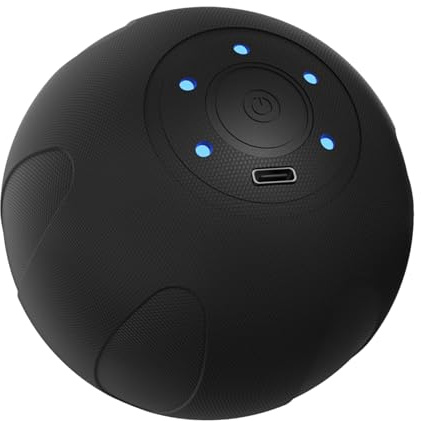 Bola Vibratoria De Masaje - Masajeador Cervical De 5 Velocidades | Herramienta De Masaje Recargable Portátil Para Espalda Hombros Cuello Cintura Muslos Brazos Y Más