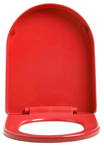 SXDMOUBK Asiento de Inodoro con Cierre Suave, Cierre Lento Universal para baño, Polipropileno con Dispositivo Ajustable (Verde)