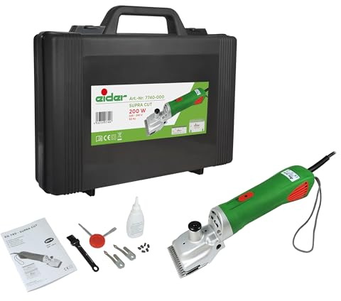 Eider EG 740 Supra Cut - Esquiladora para caballos y vaca (incluye cupón de lija)
