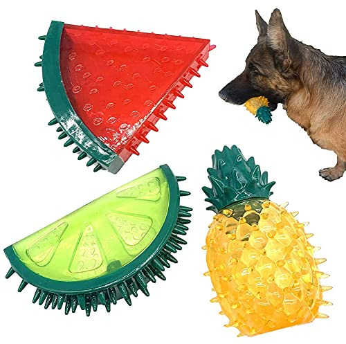 XINYIND Lot de 3 jouets rafraîchissants et congelables pour chien, os pour chiot, camping et plein air
