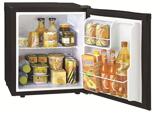 Sirge FRIGO38L0DB kylskåp svart 38 liter tyst utan kompressor kylskåp minikylskåp bar - 430 (L) x 410 (P) x 510 (H) mm - Energiklass F