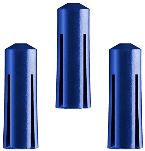 THOR-DARTS Aluminium flygskydd pilar i 10 färger flygskydd, blå, flygskydd, blå, flygskydd, blå flygskydd, blå flygskydd, Blue Flight Saver (3 set (9 stycken), mörkblå)
