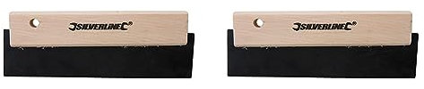 Silverline Tools 676569 - Espátula de Goma para lechada (200 mm) (Paquete de 2)