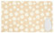 Encasa XO Ironing Mat/Pad (120x70 cm) with 3mm Padding & Silicone Iron Rest for Steam Pressing on Tabletop or Bed - Heat Resistant, Portable, Quilting & Travel Blanket - Daisy Beige