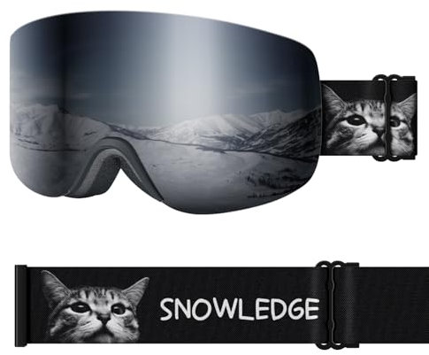 Snöskyddsglasögon för kvinnor och ungdomar, cylindriska skidglasögon, anti-dimma/UV400-skydd, perfekt för damer, tonåringar, små ansikten snowboardglasögon