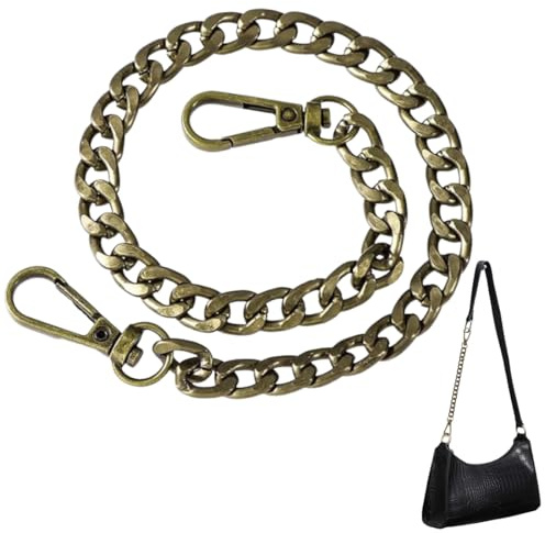 Comforty Bag Chain 120 cm Bronziert Bag Carry Metal Shoulder Strap for Bags Handbags Chain Cadena de repuesto
