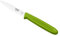 KUHN RIKON Swiss Knife Rüstmesser, Edelstahl, Gemüsemesser, Messer mit Klingenschutz, Stainless Steel, Grün