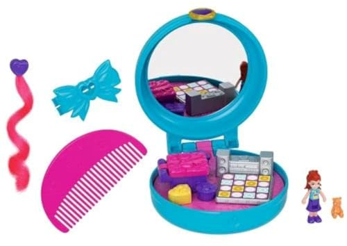 Mattel Polly Pocket Compact Geburtstagsklammer und Kamm