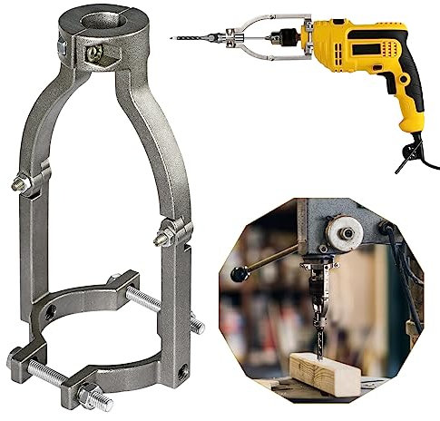 Vierkantlochbohreradapter für Bohrmaschinenzubehör, einfache Installation und Demontage, Einsteckaufsatz für Bohrmaschine, Holzbearbeitung Einsteckmaschine, Zapfenbohrer Befestigungshalterung