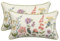 Tosleo 2er Set Kissenbezug Stickerei 30x50cm Kissenhülle Bunte Blumen Vogel Kissen Baumwolle Leinen kissenhüllen für Schlafzimmer Wohnzimmer Büro Garten Sofa Bauernhaus Automobil