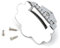 Giyofom Cordier de Mandoline Cordier en Métal pour Mandoline à 8 Cordes, Transducteur de Guitare Argenté, Instrument de Prise de Son