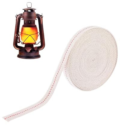 KGDUYC 2 Pièces Mèches en Coton pour Lampe à Huile, Mèches à Kérosène en Coton, Mèches à Huile inodores, Mèches de Remplacement pour Lampe à Huile Lampe à Kérosène (1m)