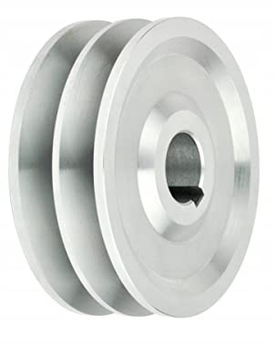 Keilriemenscheibe 90mm 2-rillig Für Keilriemen SPB 17mm Welle 30mm Varianten Riemenscheiben 60mm-160mm Welle von 19 mm bis 40 mm mit Keilnut Doppelrad 2x17mm Riemenrad Riemenantrieb
