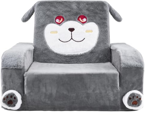 UBINGSOPA Toddler Couch Chair Comfy, Kids Couch Bed Fold Out, Portable Kids Sofa for 1-3 Years Old