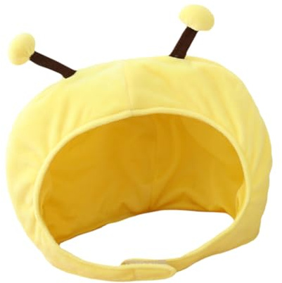 MOLUCKFU Berretto in Peluche per Feste Cappello Copricapo Caldo Morbido Accessorio Fotografico Bambini Berretto Costume Animale Cappello Testa d' Giallo