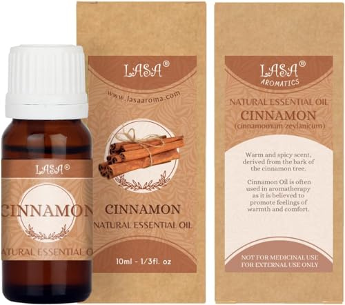 Cinnamon Fragrance Pure Natural Essential Oil For Diffuser, Air & Room Freshener, Candles, Potpourri - Pack Of 1 (Qty- 10 ML)
