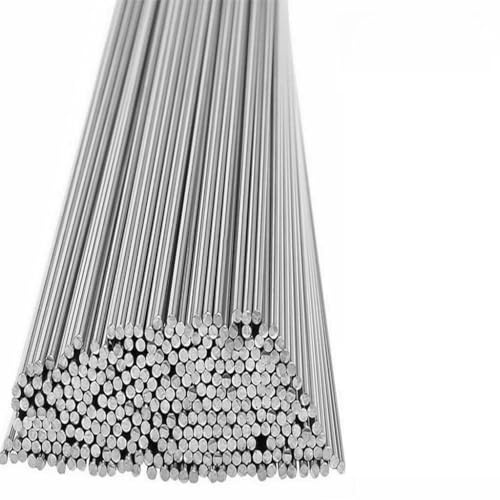 Getdoublerich Aluminum Welding Rods 100pcs, Flux-Cored Wire 1.6x500mm Brazing, Low Temperature Solution Repair Material Kit