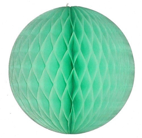 12(30CM) Paper Honeycomb Balls (Pack of 3) Several Colours Available (Mint Green)