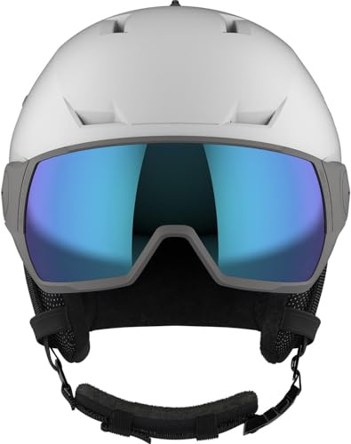 Salomon ICON LT VISOR casco, casco de esquí y snowboard para niños para snowboard, seguridad en montaña y deportes outdoor