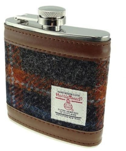 Harris HF2100-COL127 - Petaca de tweed, color gris